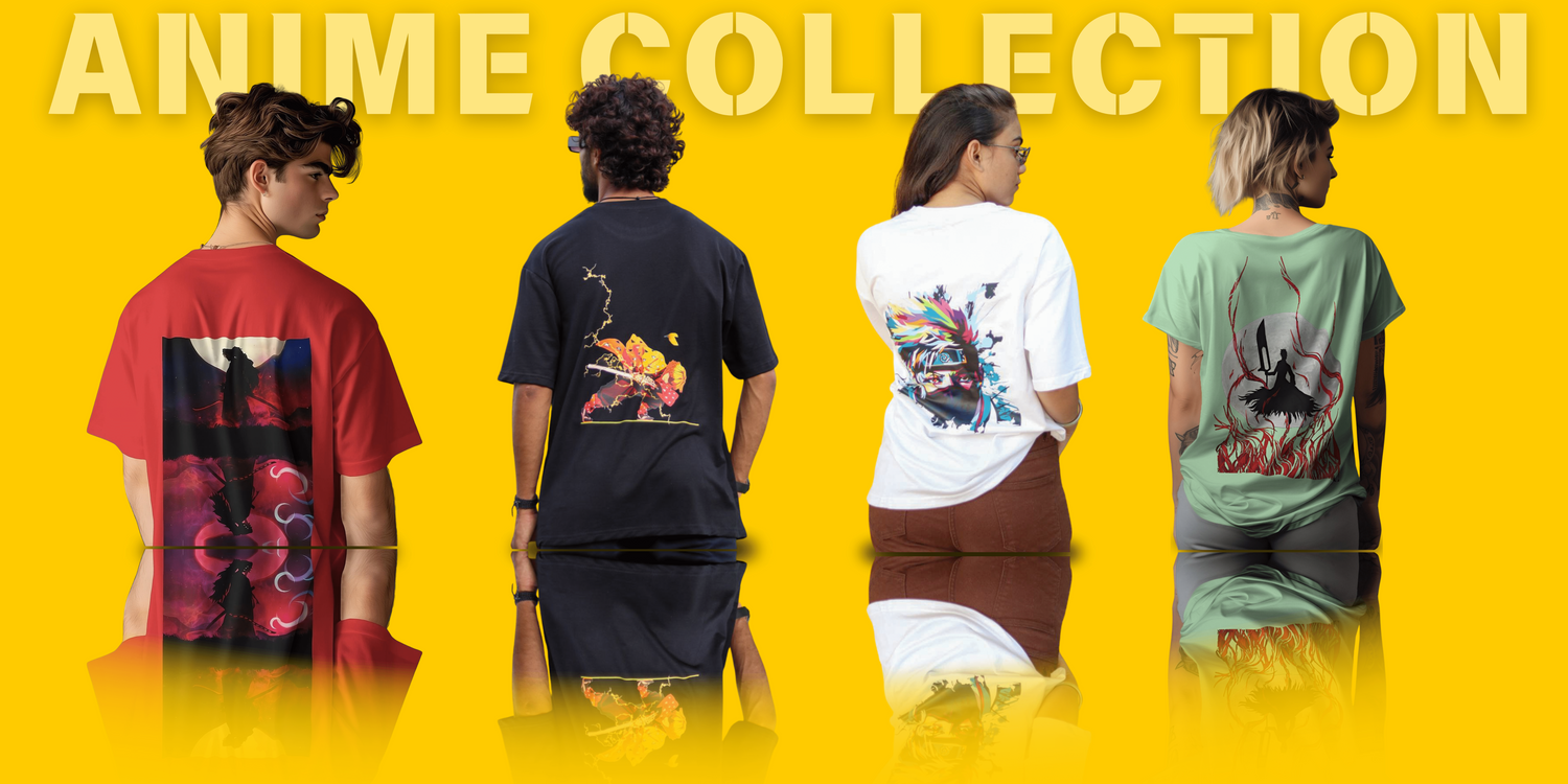 anime oversize tshirt , anime prints , anime collection