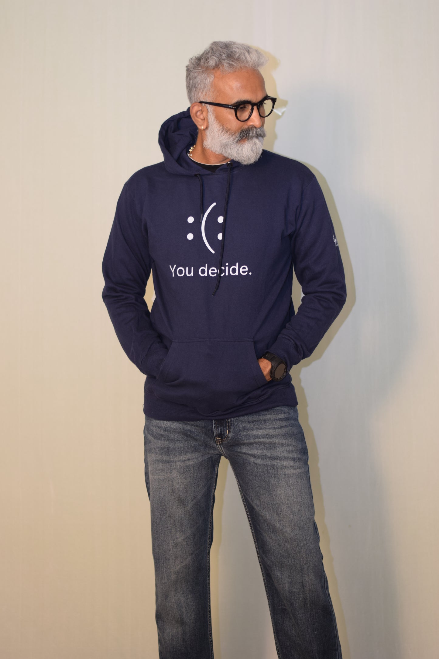 printed blue colour hoodie , blue hoodie , thenovaindia, Nova India