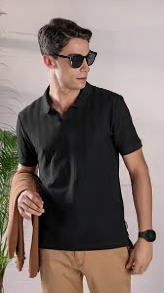 Discover the Ultimate Black Colour Polo: A Blend of Class and Trend