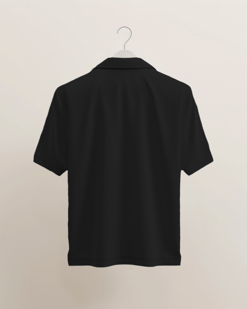 black colour polo , unoisex polo , thenovaindia , Nova India