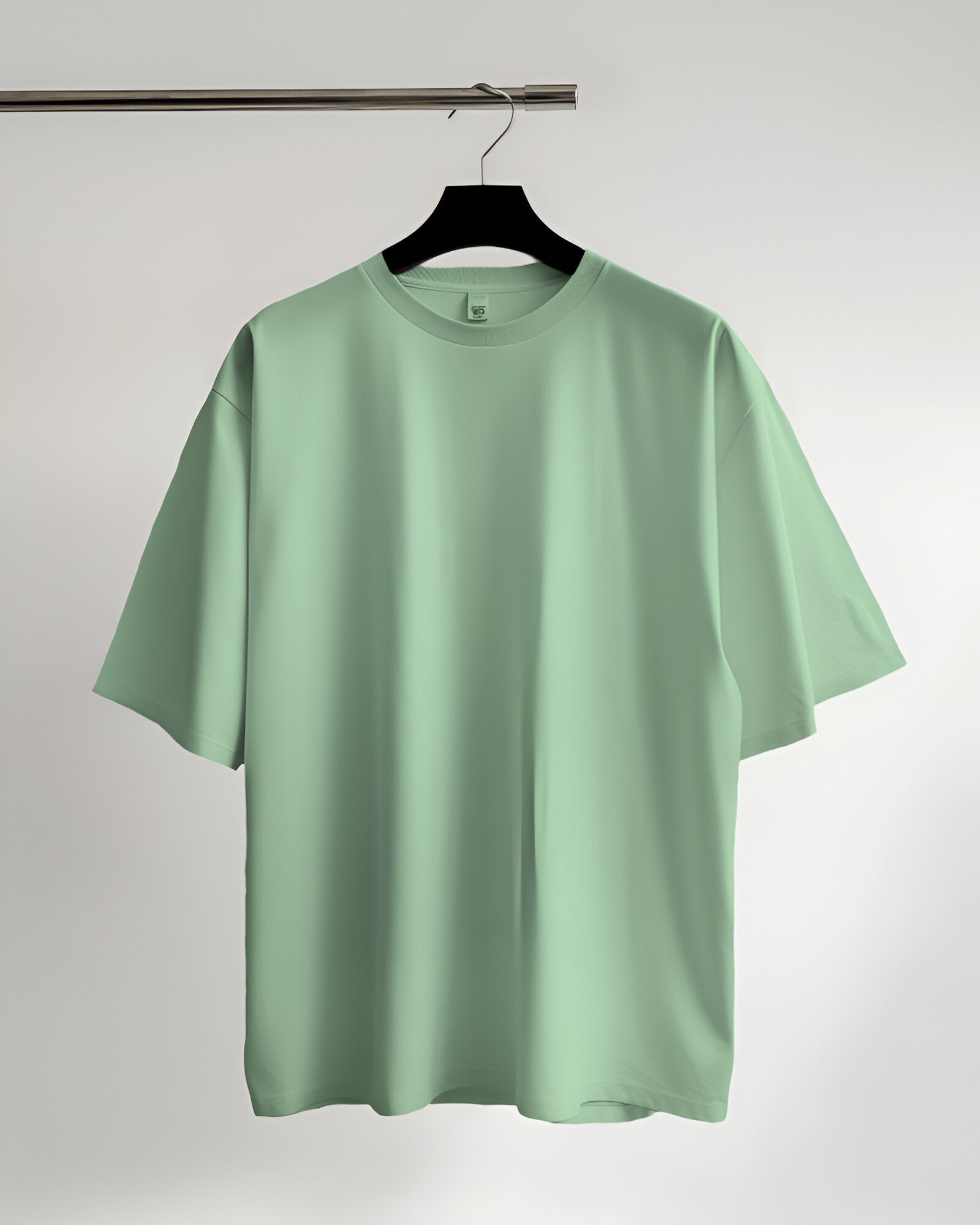 Sage Green oversize tshirt, dropshoulder tshirt , pure cotton tshirt , thenovaindia , Nova India