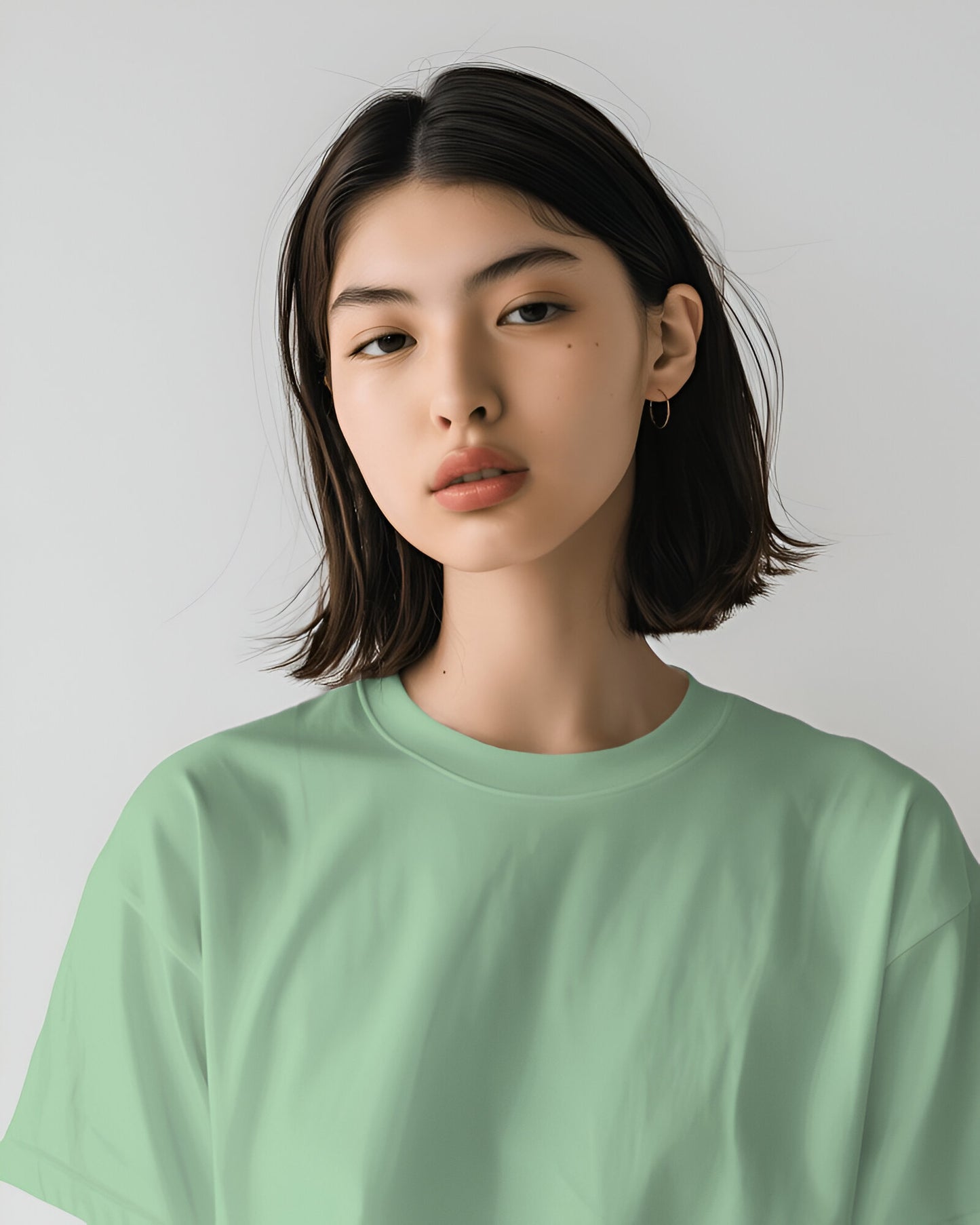 Sage Green oversize tshirt, dropshoulder tshirt , pure cotton tshirt , thenovaindia , Nova India