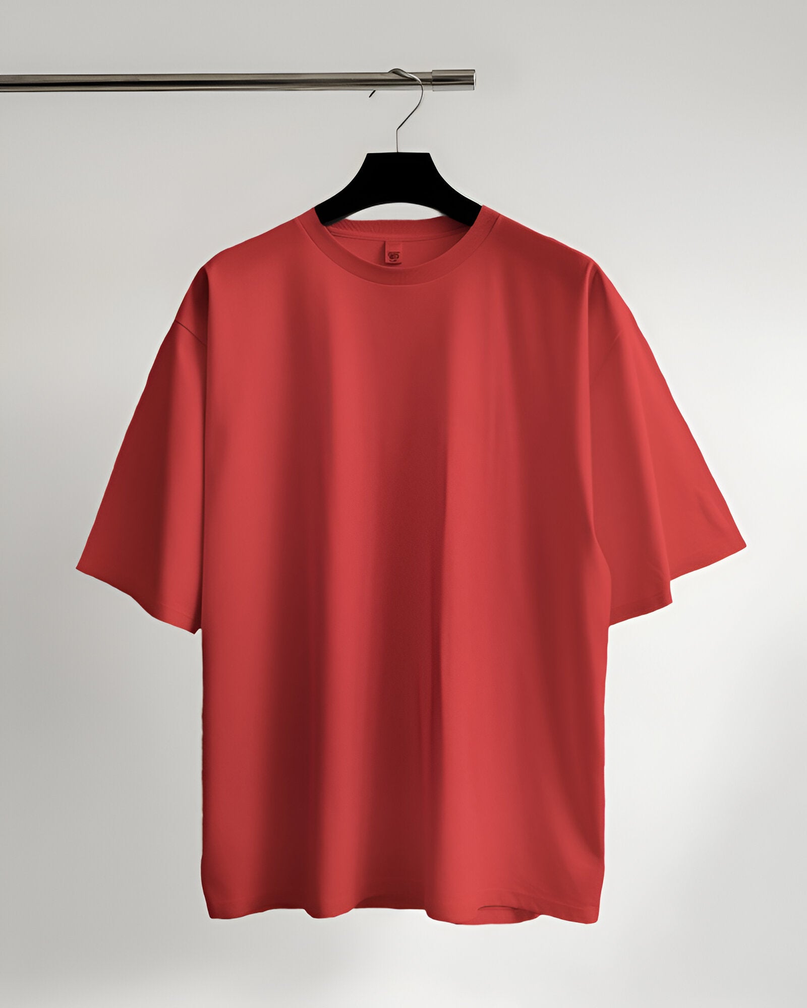 Red oversize tshirt, dropshoulder tshirt, thenovaindia, Nova India